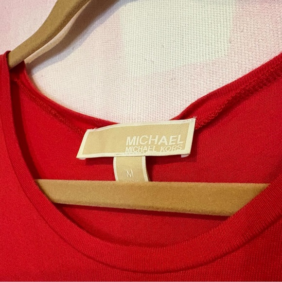 Michael Kors Red Sleeveless Tiered Layered Tank Top * Woman's Medium GUC Summer - Picture 5 of 9